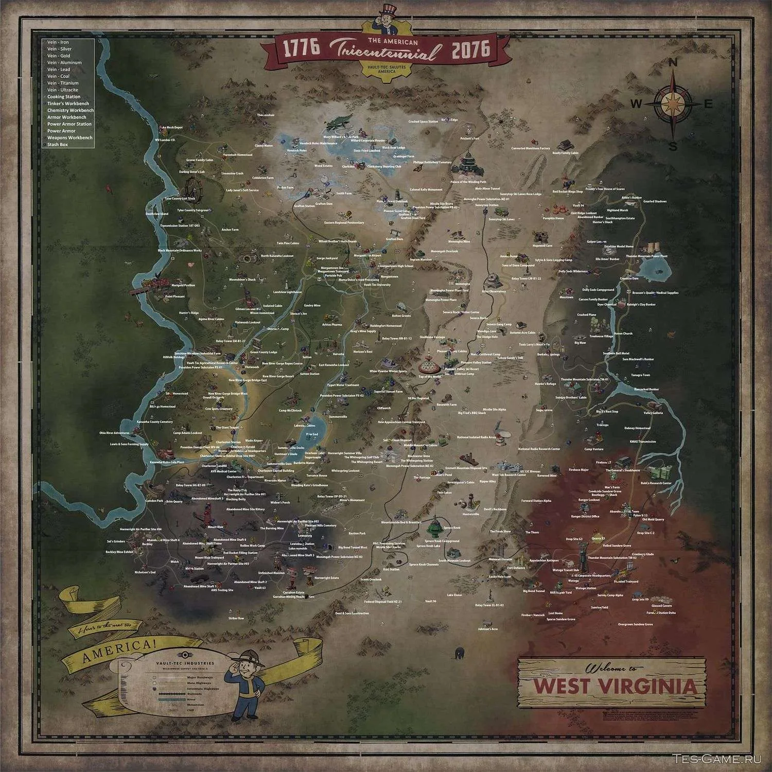 Vorschau des Projekts „Interaktive Karte für Fallout 76“